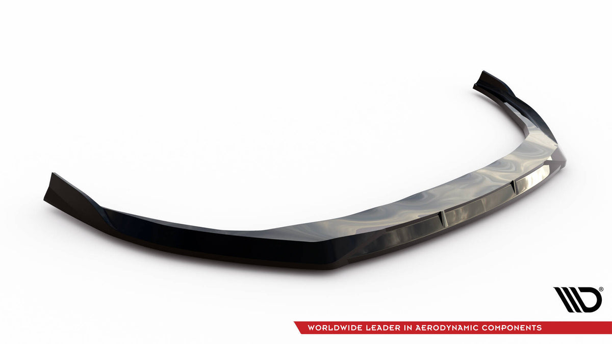 Street+ Spoilerlippe Front Ansatz V.3 passend für Audi A3 S-Line Limousine / S3 Limousine 8Y Facelift schwarz Hochglanz – Ansicht 5