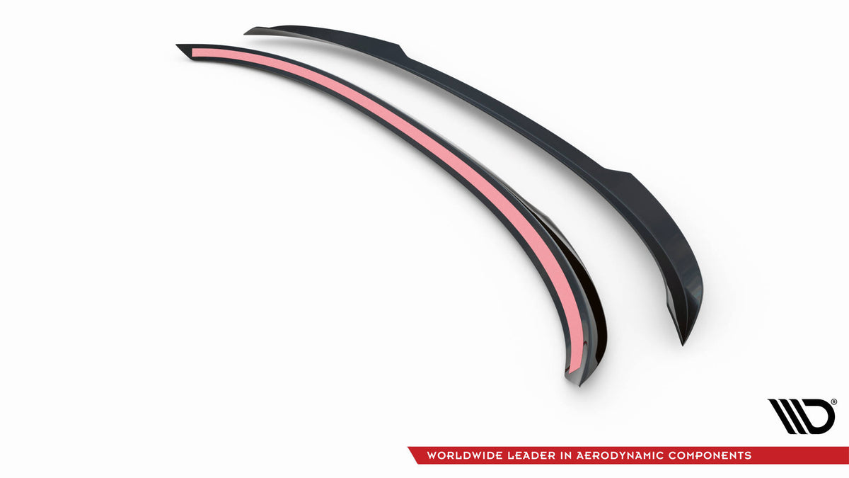 Niedriger Heckspoiler Lippe Audi SQ5 / Q5 S-Line Sportback Mk2 Facelift schwarz Hochglanz – Ansicht 5