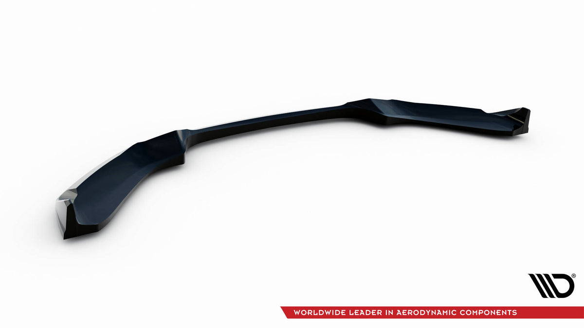 Street+ Spoilerlippe Front Ansatz V.4 passend für CSL Look BMW 1er M-Paket / M140i F20 Facelift schwarz Hochglanz – Ansicht 7