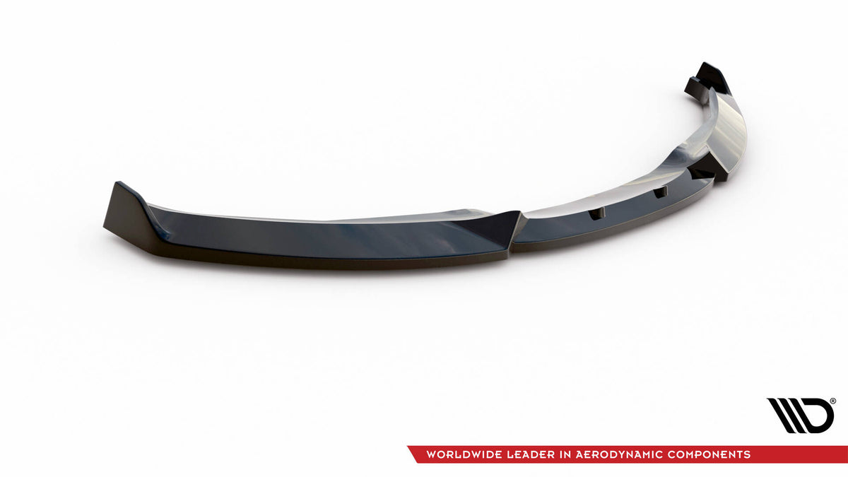 Street+ Spoilerlippe Front Ansatz V.2 passend für BMW 1er M-Paket E87 / E81 Facelift schwarz Hochglanz – Ansicht 5