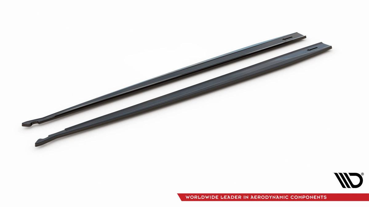 Street+ Seitenschweller Leisten passend für V.1 passend für Toyota Supra Mk5 schwarz Hochglanz – Ansicht 5