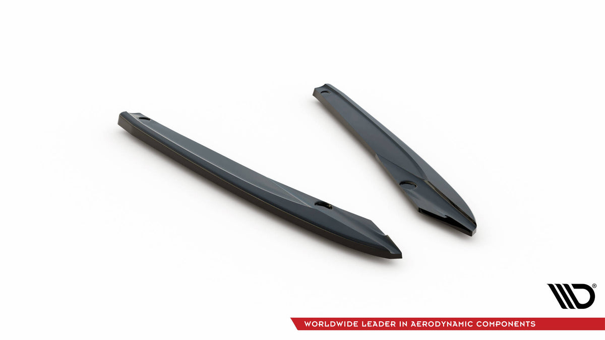 Heck Ansatz Flaps Diffusor V.2 passend für Seat Leon ST FR Mk4 schwarz Hochglanz – Ansicht 5