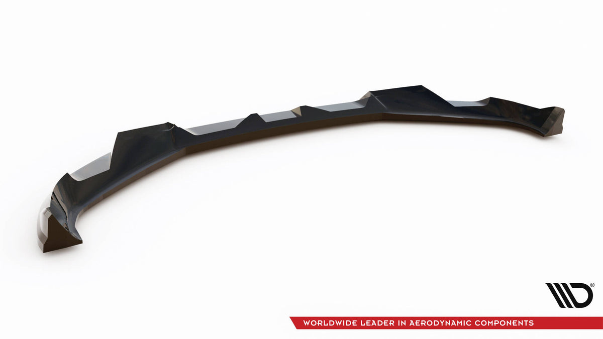 Street+ Spoilerlippe Front Ansatz V.2 passend für BMW XM G09 schwarz Hochglanz – Ansicht 6