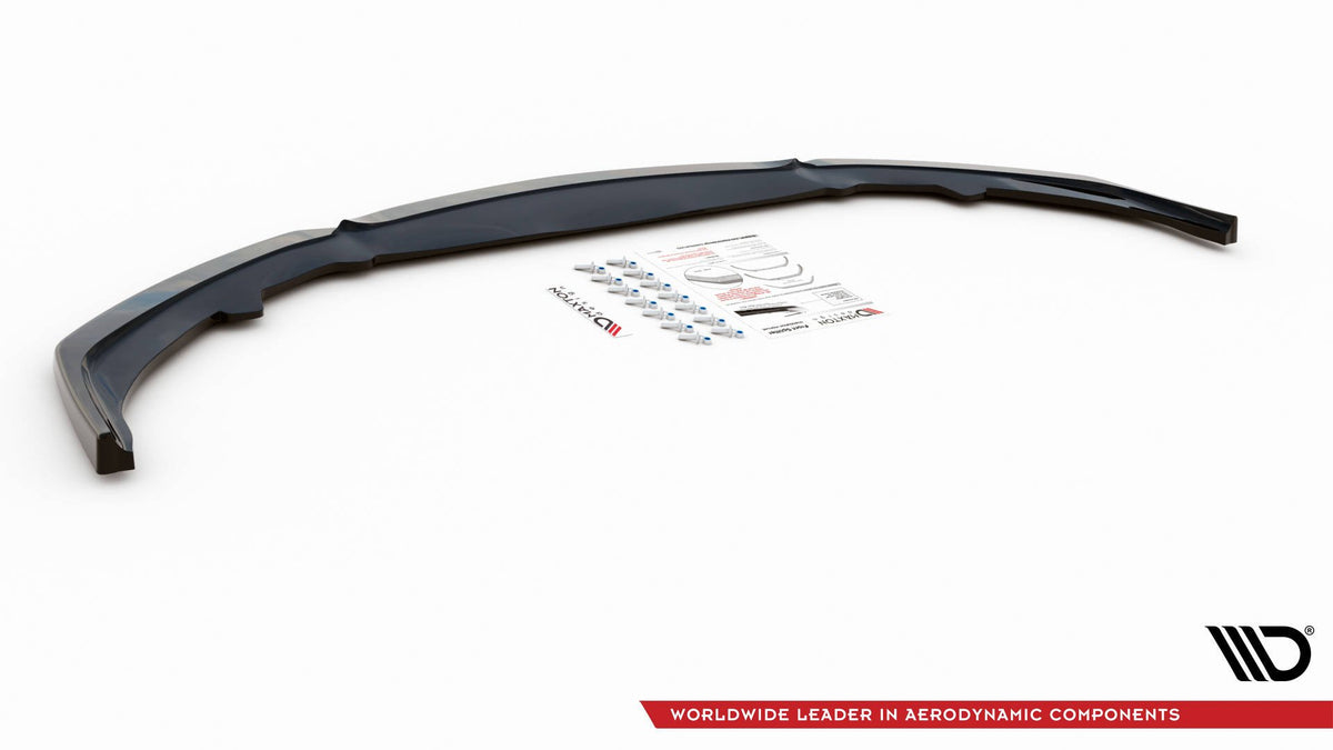 Street+ Spoilerlippe Front Ansatz V.2 passend für Lexus IS F Mk2 schwarz Hochglanz – Ansicht 7