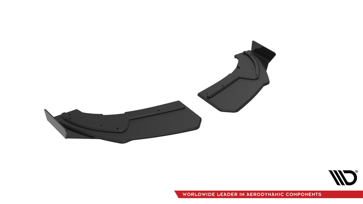 Street Pro Heck Ansatz Flaps Diffusor + Flaps passend für Audi TT S-Line 8S schwarz Hochglanz – Ansicht 5