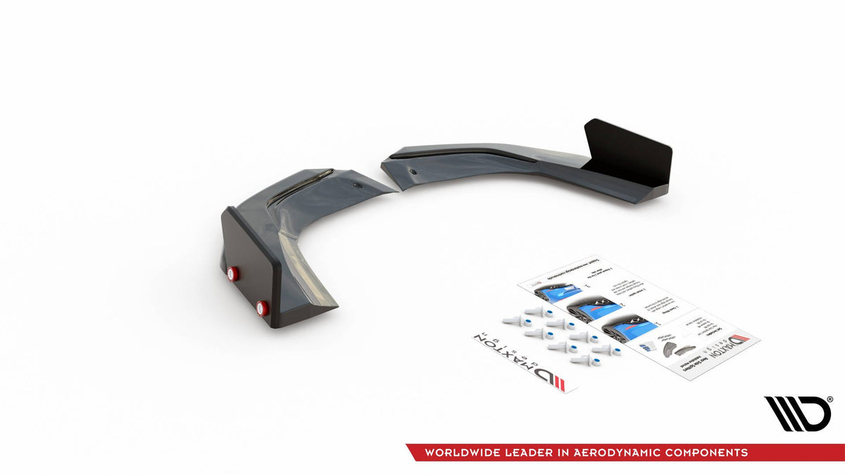 Heck Ansatz Flaps Diffusor V.2 + Flaps passend für Mercedes-AMG A 45 S Aero Pack W177 – Ansicht 5