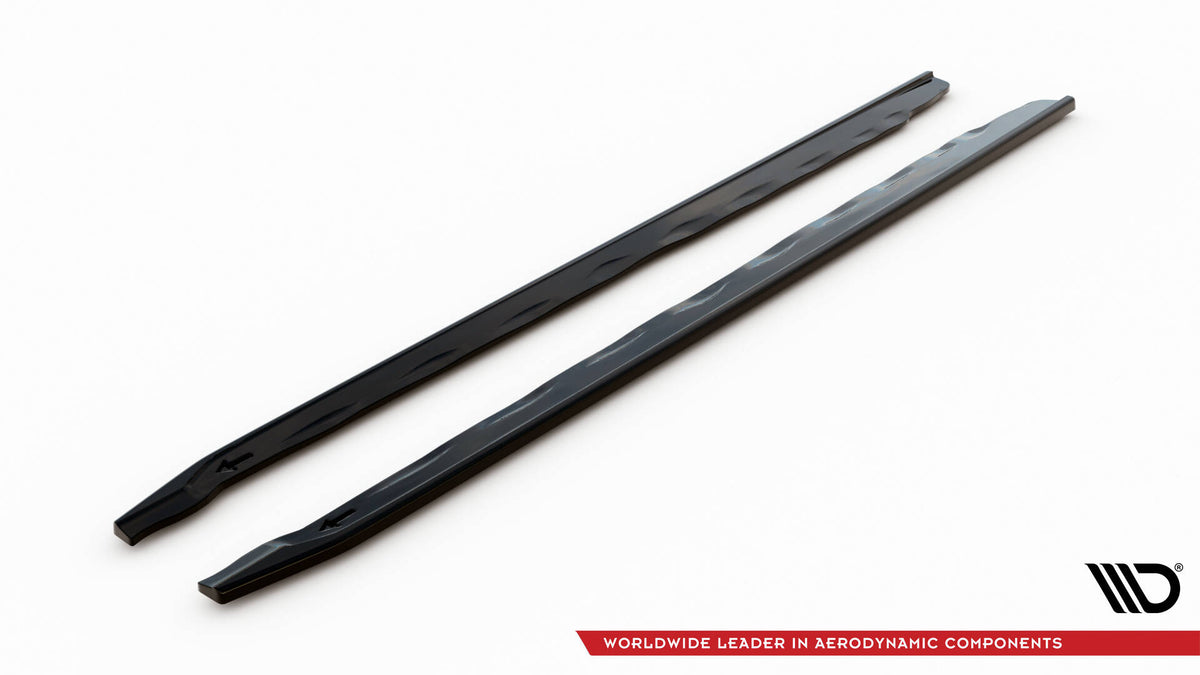 Street+ Seitenschweller Leisten passend für BMW M135i M-Performance F40 schwarz Hochglanz – Ansicht 5