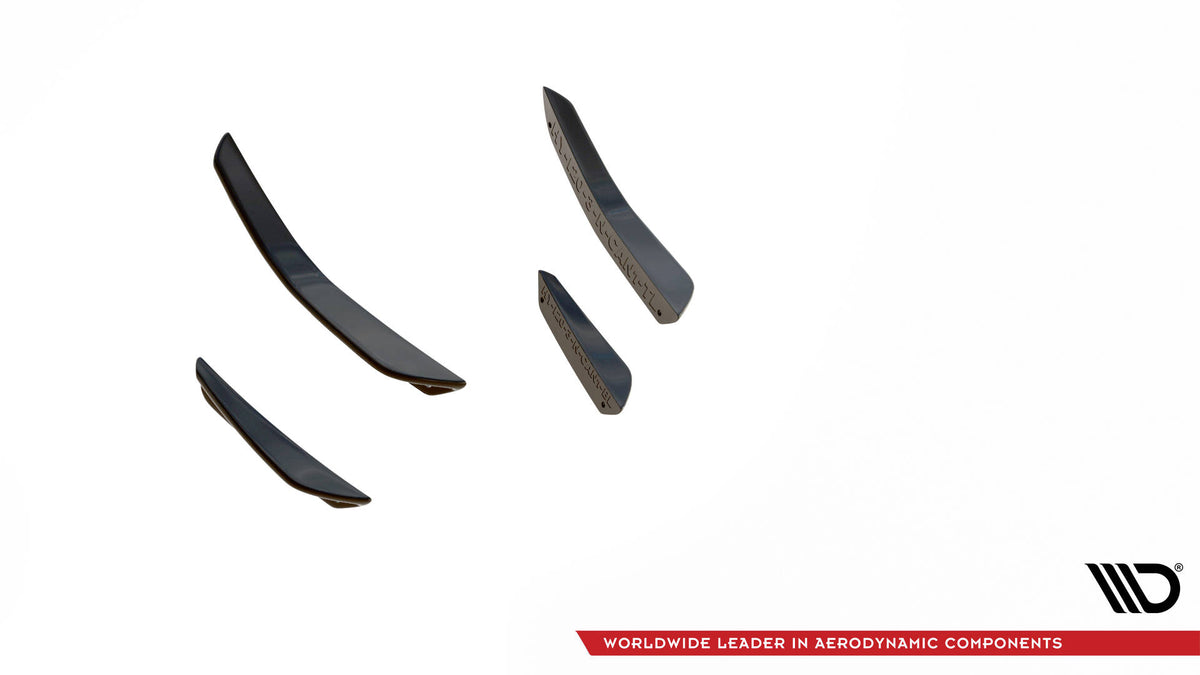 Stoßstangen Flaps Wings vorne Canards passend für VW Jetta GLI Mk7 Facelift 2 – Ansicht 7