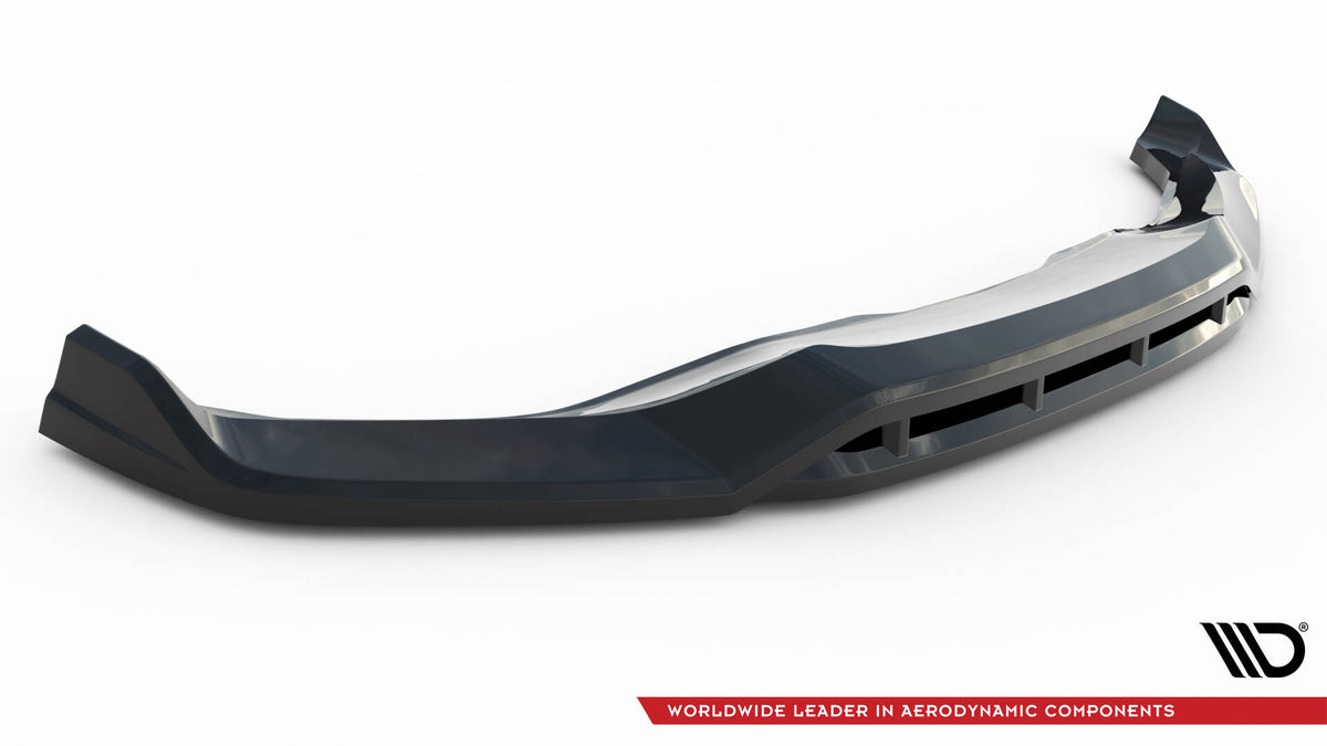 Street+ Spoilerlippe Front Ansatz V.3 passend für BMW X5 M-Paket F15 schwarz Hochglanz – Ansicht 5
