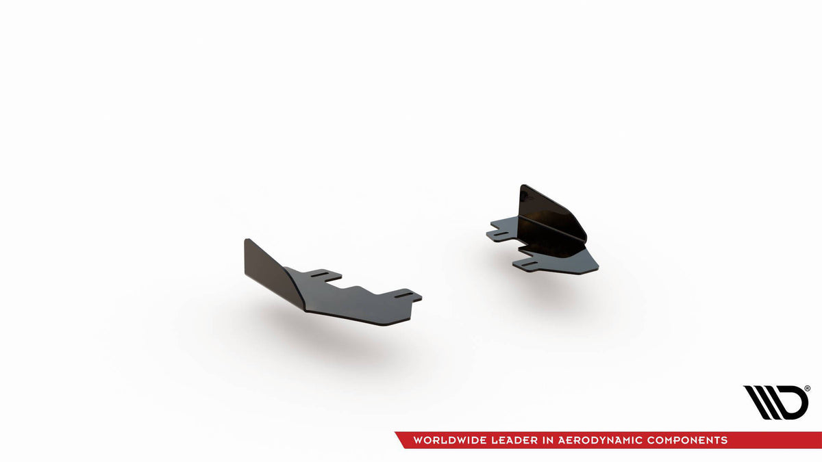 Hintere Seiten Flaps passend für BMW 1er F20 M-Paket Facelift / M140i schwarz Hochglanz – Ansicht 6