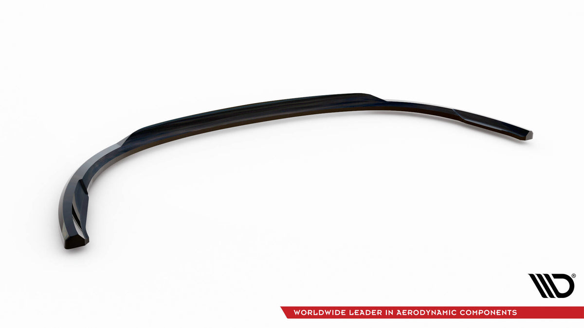 Street+ Spoilerlippe Front Ansatz V.1 passend für Renault Megane GT Mk3 Facelift schwarz Hochglanz – Ansicht 6