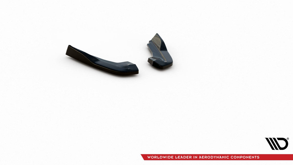 Heck Ansatz Flaps Diffusor V.2 passend für Ford Focus Hatchback ST Mk4  schwarz Hochglanz – Ansicht 11