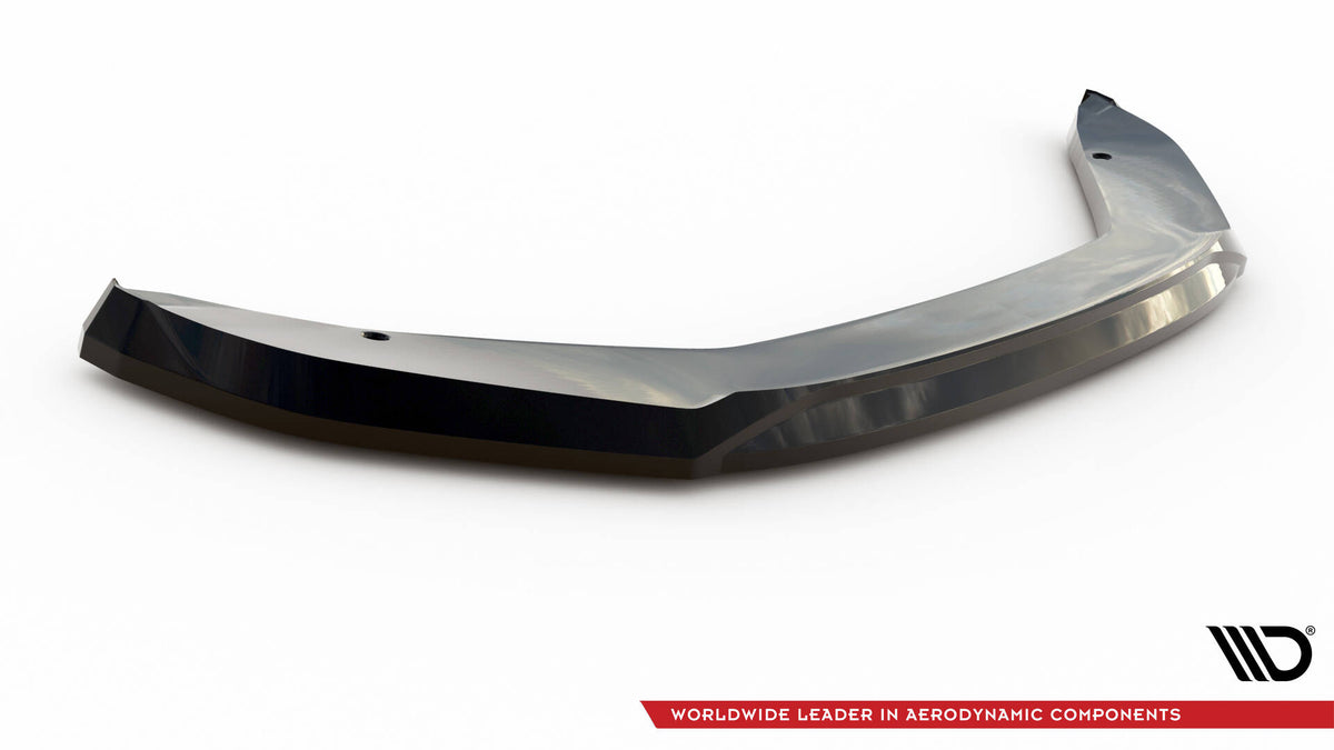 Street+ Spoilerlippe Front Ansatz V.2 passend für Skoda Kodiaq RS Mk1 Facelift schwarz Hochglanz – Ansicht 5