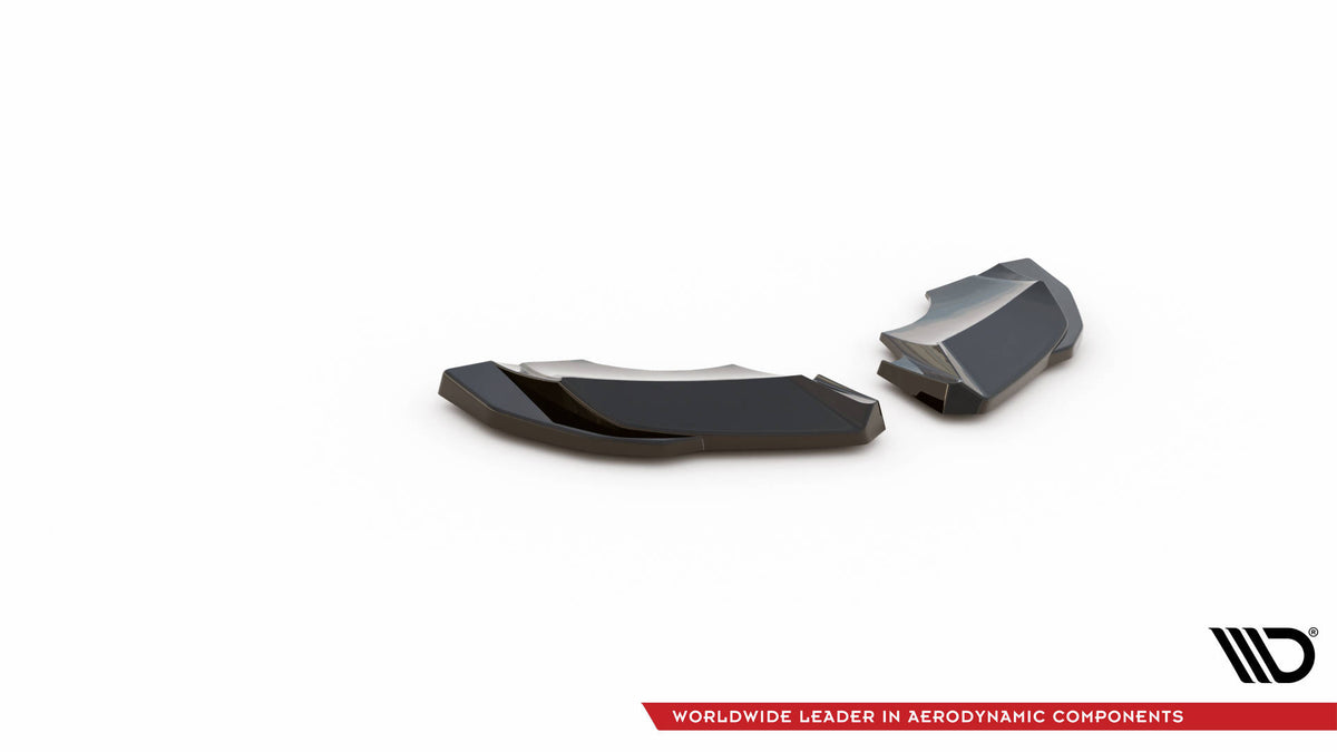 Heck Ansatz Flaps Diffusor passend für Audi R8 Mk2 Facelift schwarz Hochglanz – Ansicht 6