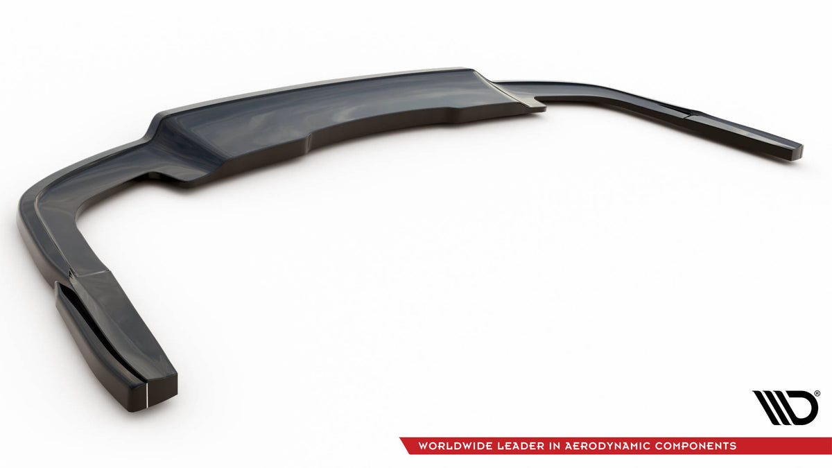 Street+ Mittlerer Diffusor RACE passend für Audi A5 S-Line F5 Facelift schwarz Hochglanz – Ansicht 7