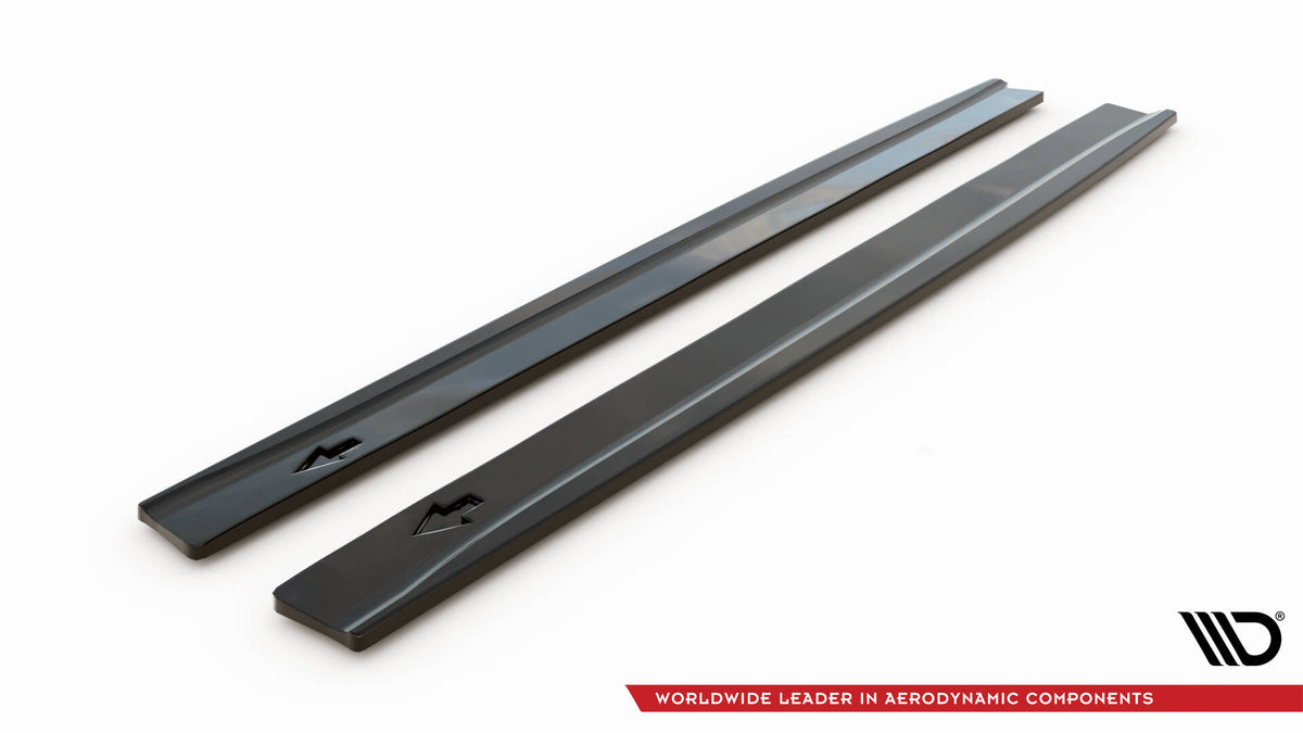 Street+ Seitenschweller Leisten passend für Suzuki Vitara S Mk2 schwarz Hochglanz – Ansicht 6