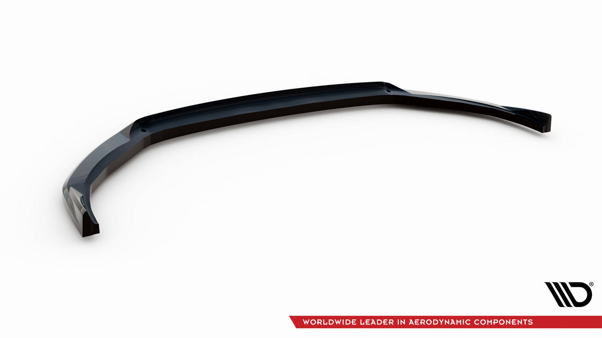 Street+ Spoilerlippe Front Ansatz V.2 passend für Opel Corsa F ( Mk6) schwarz Hochglanz – Ansicht 6