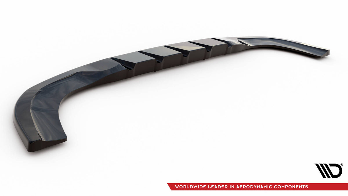 Street+ Mittlerer Diffusor RACE passend für Mercedes-Benz A Hatchback AMG Line W177 schwarz Hochglanz – Ansicht 5
