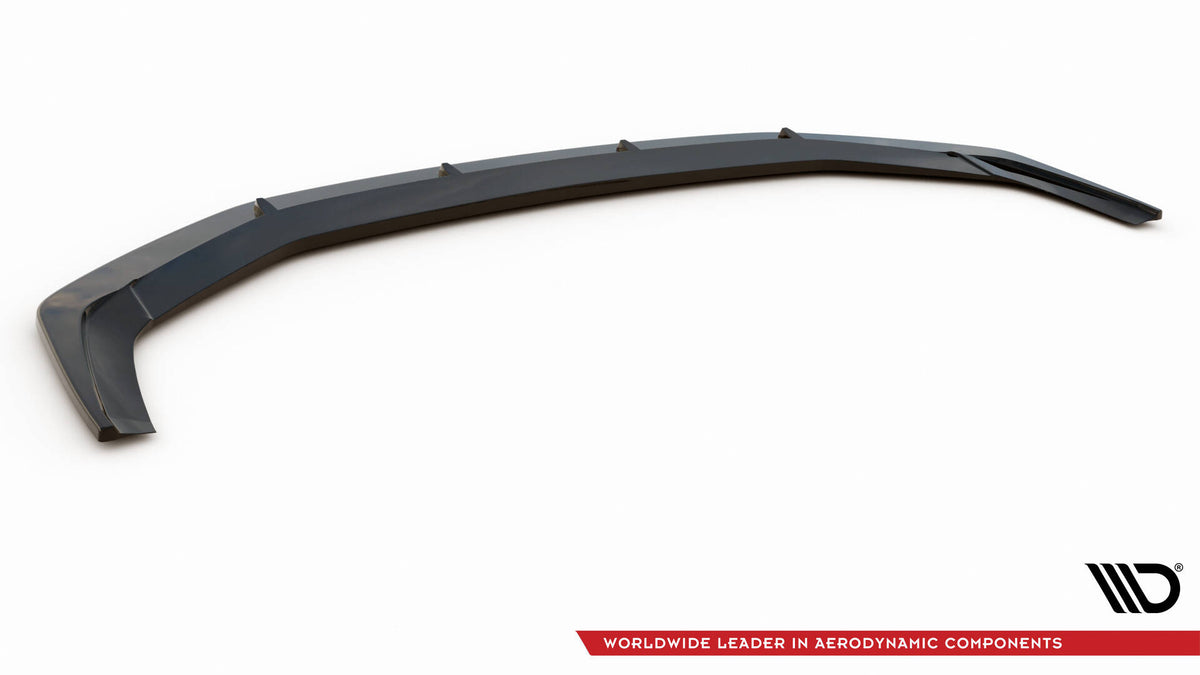 Street+ Spoilerlippe Front Ansatz V.2 passend für Audi RS6 C8 / C8 Facelift schwarz Hochglanz – Ansicht 6