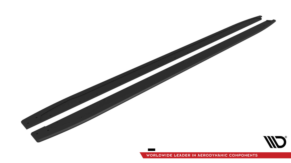 Street Pro Street+ Seitenschweller Leisten V.2 passend für Audi A3 S-Line Limousine / S3 Limousine 8Y / 8Y Facelift – Ansicht 5