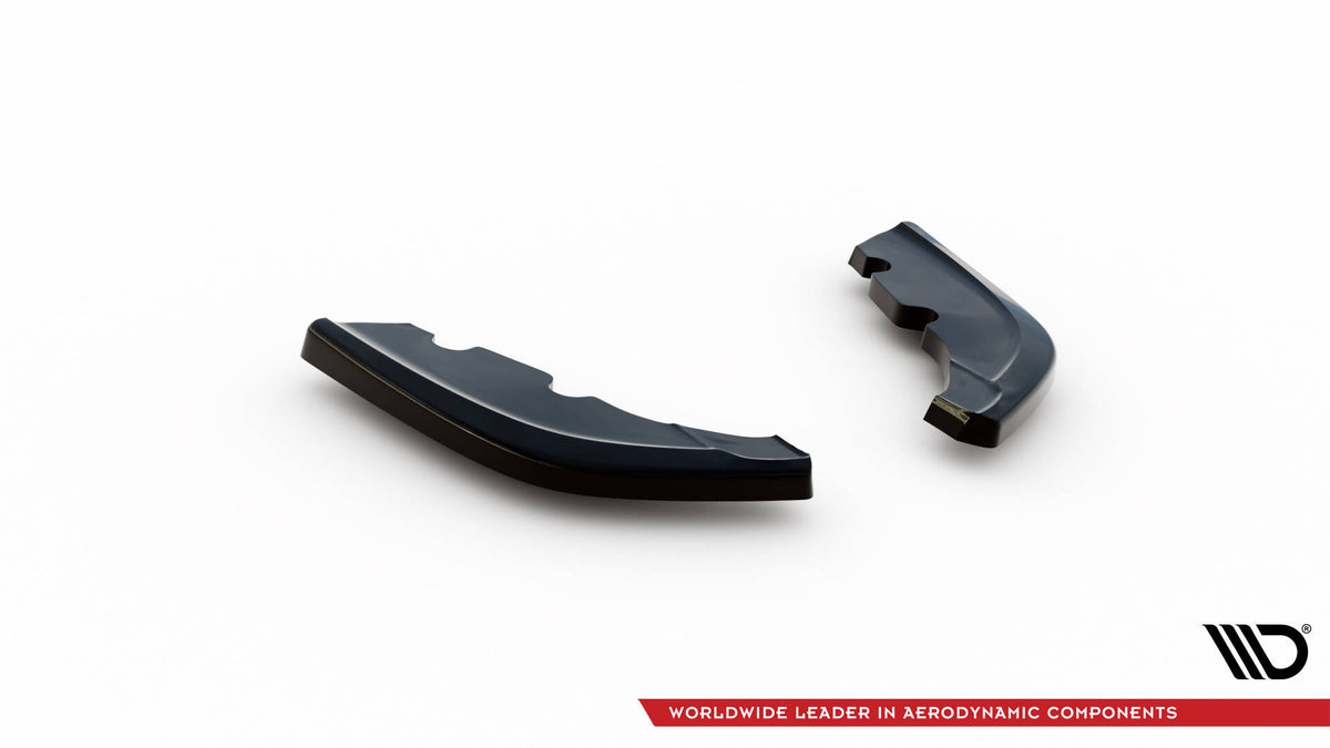 Heck Ansatz Flaps Diffusor V.1 passend für0 (Für heckansatz v.2) BMW 1er F40 M-Paket /  M135i / 128ti schwarz Hochglanz – Ansicht 5