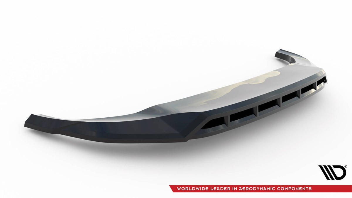 Street+ Spoilerlippe Front Ansatz passend für V.1 Audi Q8 S-line / SQ8 Mk1 schwarz Hochglanz – Ansicht 5