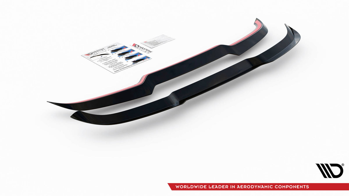 Heckspoiler Lippe BMW X5M F95 / F95 Facelift schwarz Hochglanz – Ansicht 6