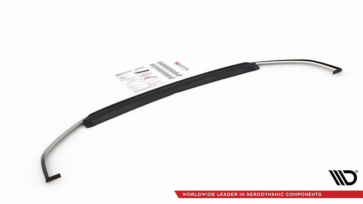 Street+ Spoilerlippe Front Ansatz V.3 passend für VW Polo GTI / R-line Mk6 schwarz Hochglanz – Ansicht 6