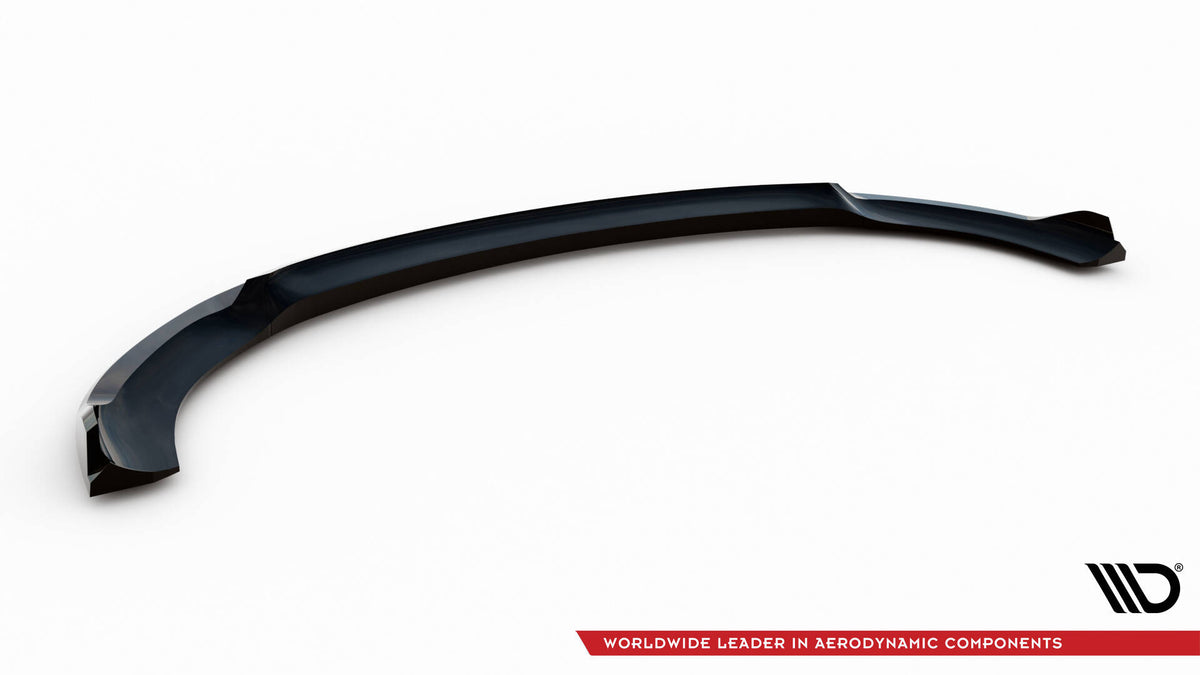 Street+ Spoilerlippe Front Ansatz V.1 passend für Mercedes-Benz E AMG-Line Limousine / Kombi W214 schwarz Hochglanz – Ansicht 6
