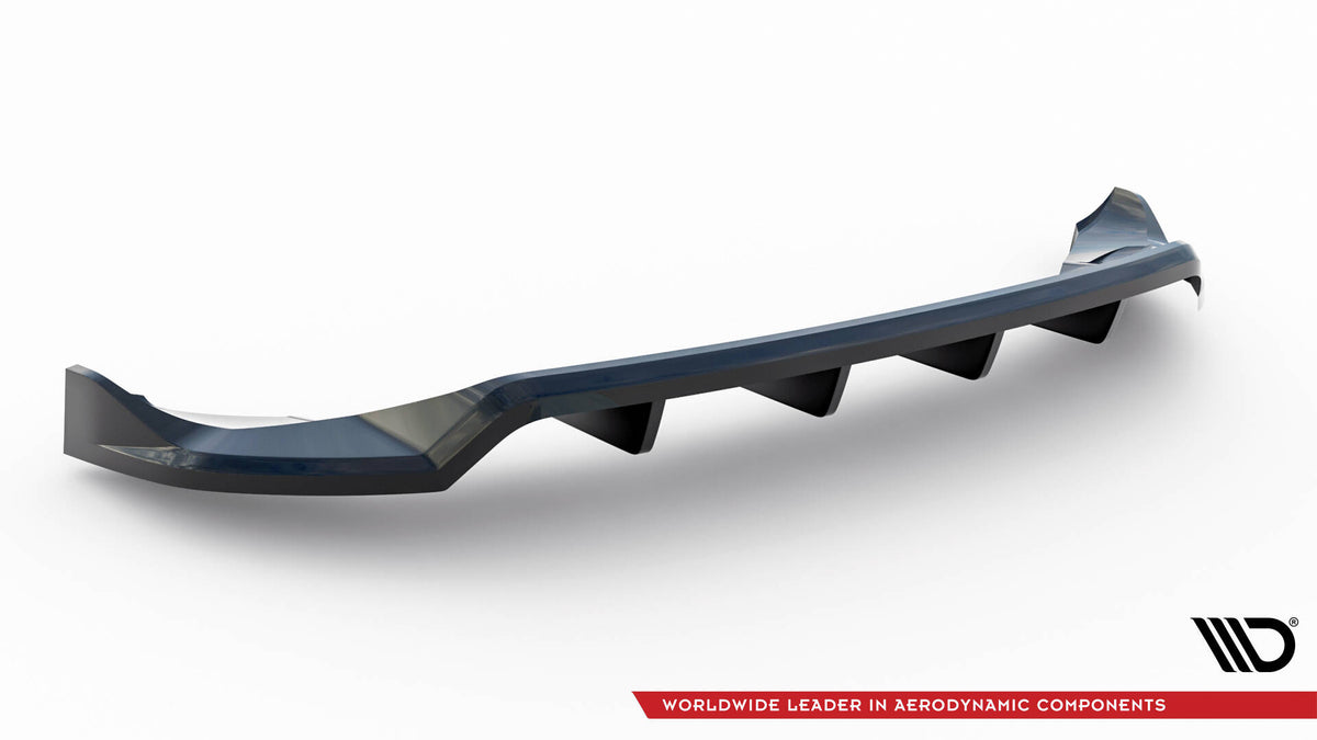 Street+ Mittlerer Diffusor RACE passend für Jeep Compass Limited Mk2 Facelift schwarz Hochglanz – Ansicht 4