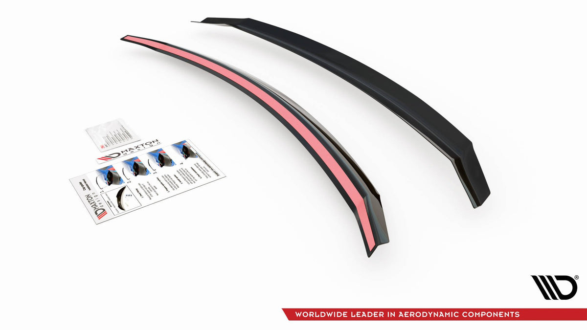 Heckspoiler Lippe Lexus LS Mk4 Facelift schwarz Hochglanz – Ansicht 9