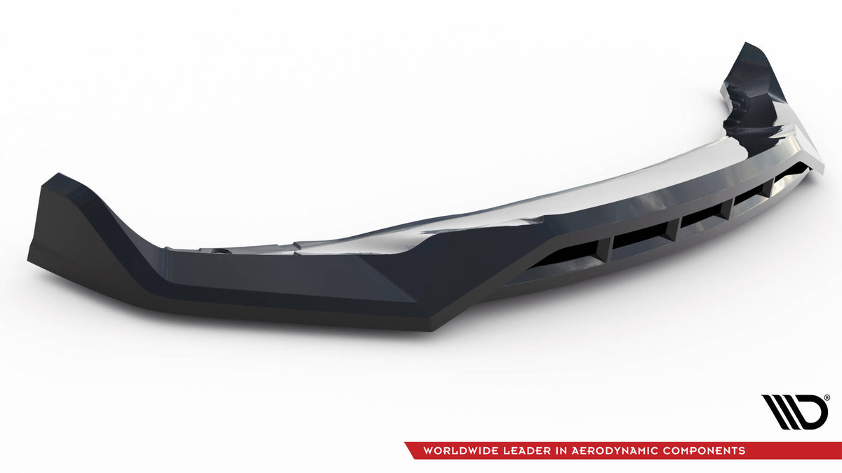 Street+ Spoilerlippe Front Ansatz V.2 passend für BMW X5 M-Paket G05 schwarz Hochglanz – Ansicht 5