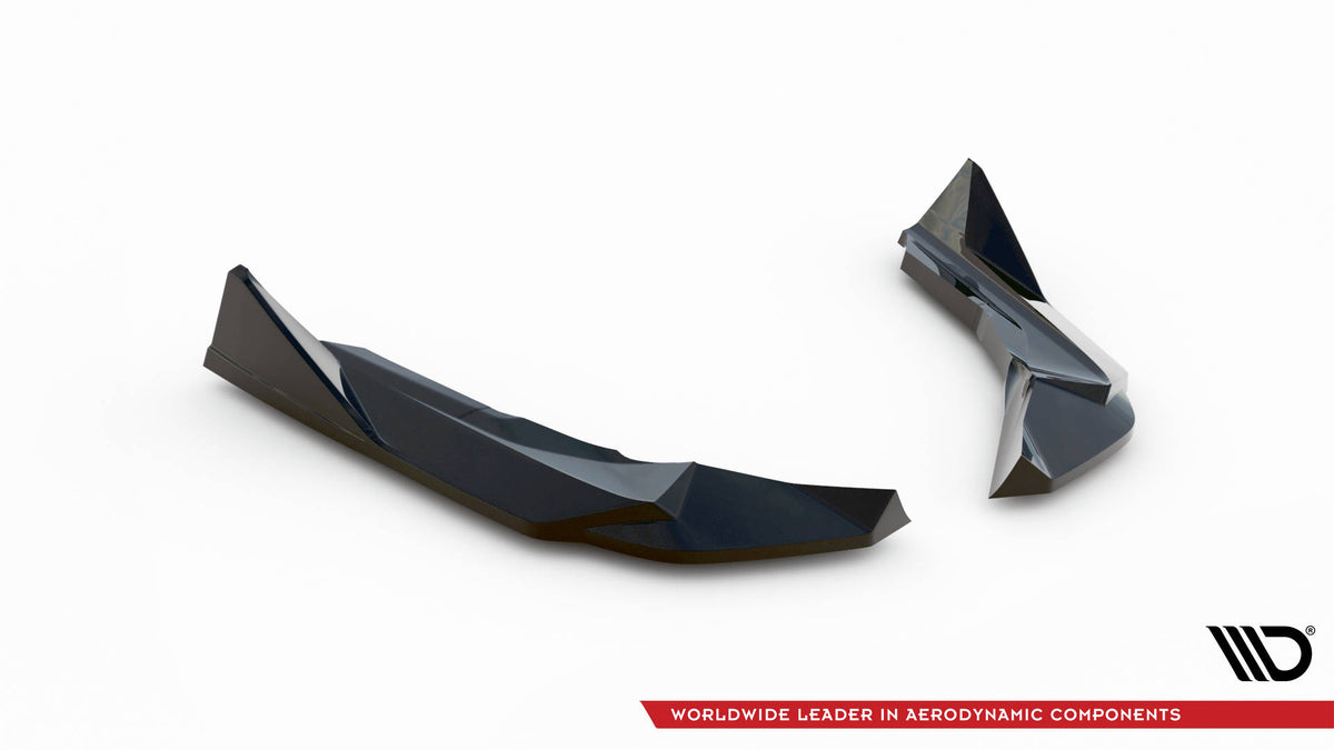 Heck Ansatz Flaps Diffusor V.6 passend für (Für heckansatz v.2) BMW M2 G87 schwarz Hochglanz – Ansicht 5