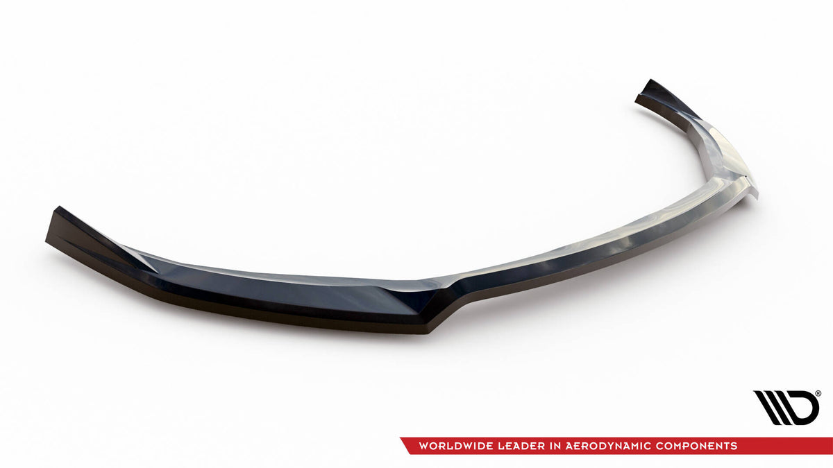Street+ Spoilerlippe Front Ansatz V.2 passend für Opel Corsa F ( Mk6) schwarz Hochglanz – Ansicht 5