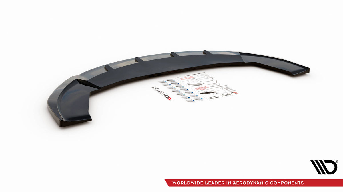Street+ Spoilerlippe Front Ansatz V.1 passend für Seat Ibiza Cupra Mk3 schwarz Hochglanz – Ansicht 6