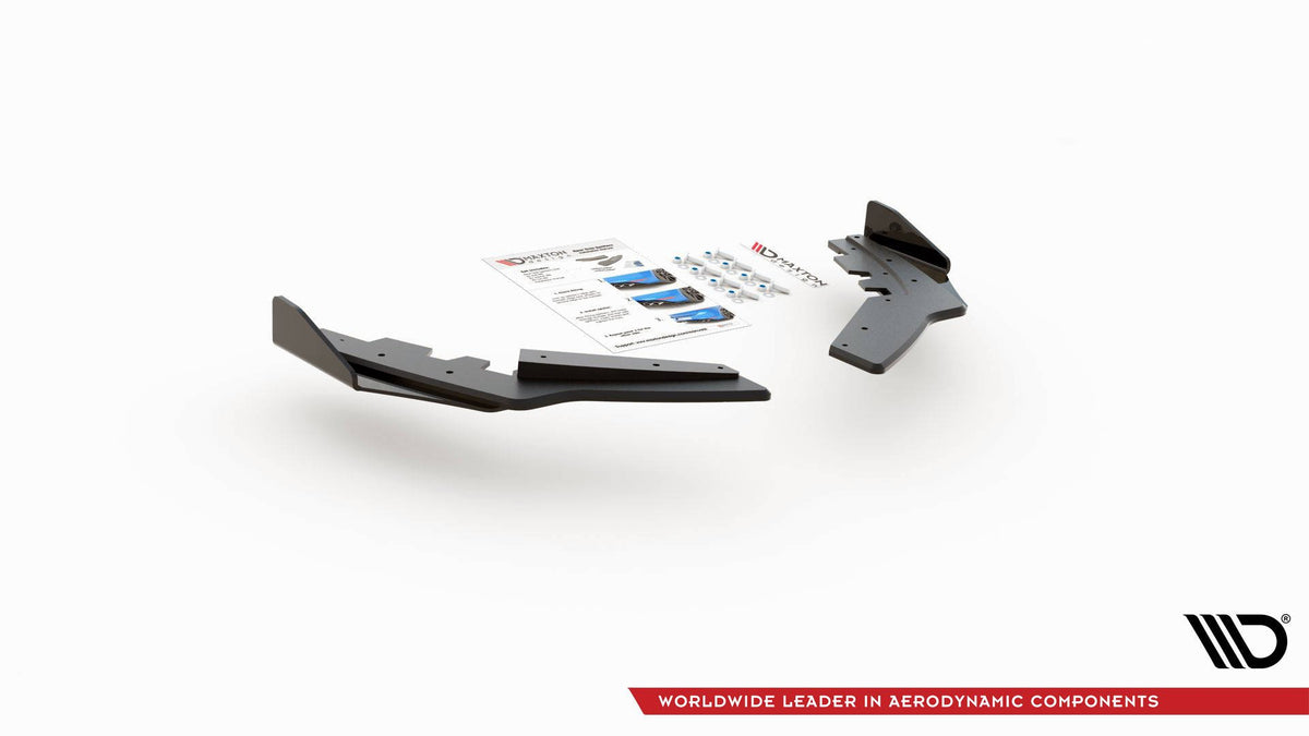 Street Pro Heck Ansatz Flaps Diffusor + Flaps passend für BMW M135i F20 schwarz Hochglanz – Ansicht 5