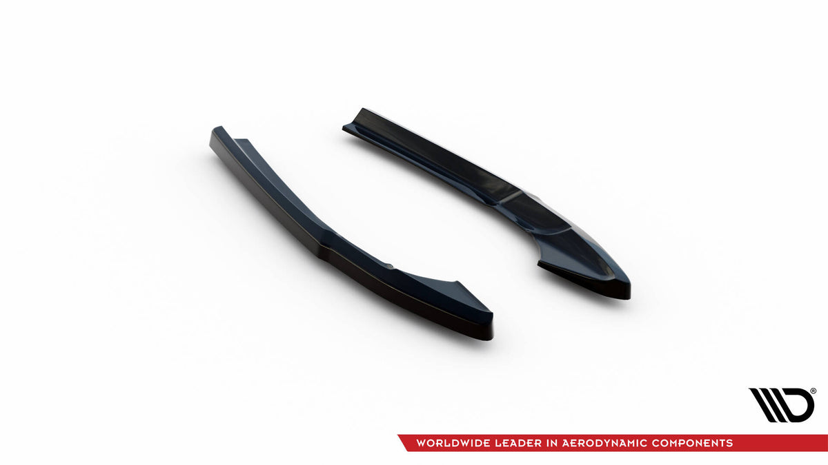 Heck Ansatz Flaps Diffusor passend für Audi S4 B9 Facelift schwarz Hochglanz – Ansicht 5