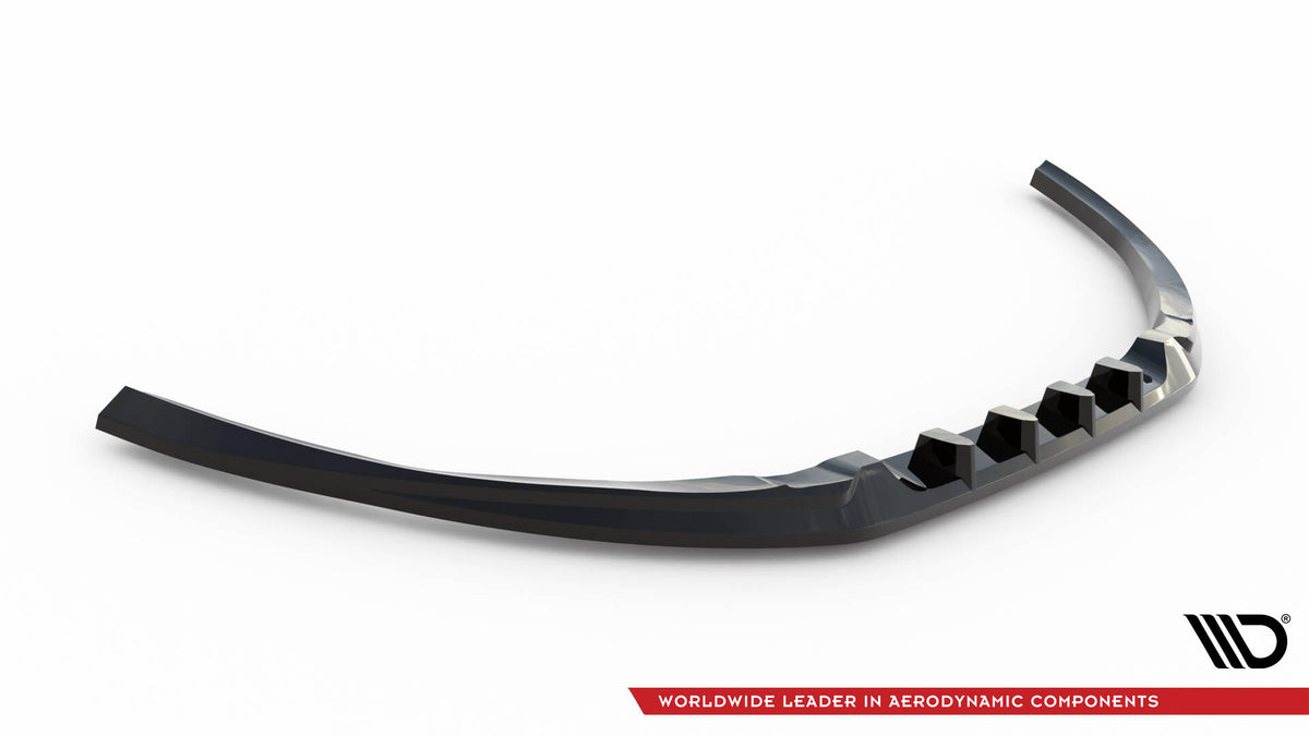 Street+ Spoilerlippe Front Ansatz passend für Ford S-Max ST-Line Mk2 schwarz Hochglanz – Ansicht 5
