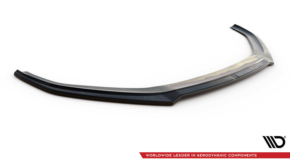 Street+ Spoilerlippe Front Ansatz V.1 passend für Audi S5 / A5 S-Line F5 Coupe / Sportback schwarz Hochglanz – Ansicht 5