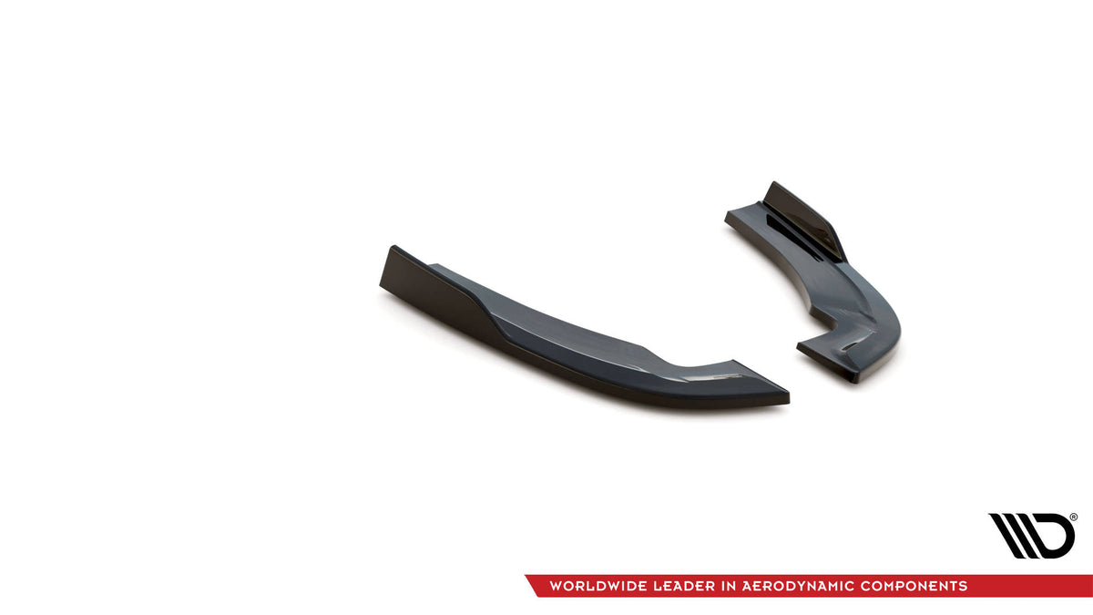 Heck Ansatz Flaps Diffusor passend für Dodge Charger SRT Mk7 Facelift schwarz Hochglanz – Ansicht 6