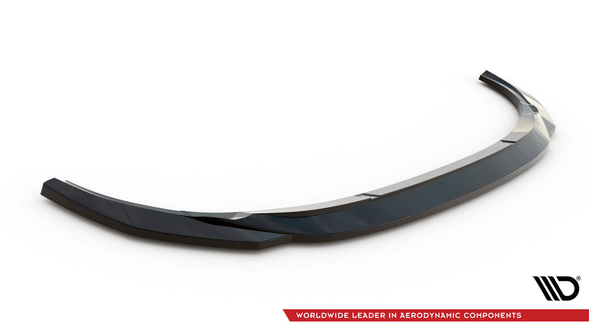 Street+ Spoilerlippe Front Ansatz V.1 passend für Audi e-tron schwarz Hochglanz – Ansicht 5