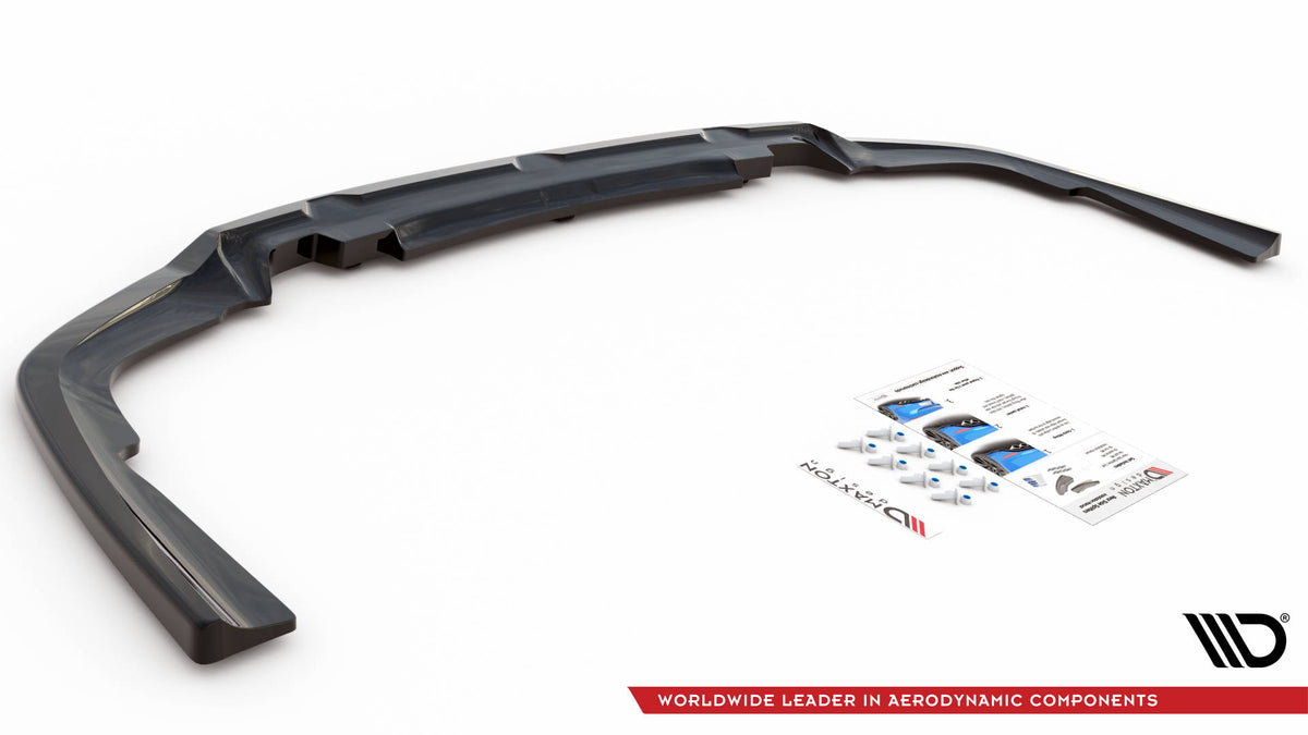 Street+ Mittlerer Diffusor RACE passend für V.1 BMW X6 M-Paket G06 schwarz Hochglanz – Ansicht 6