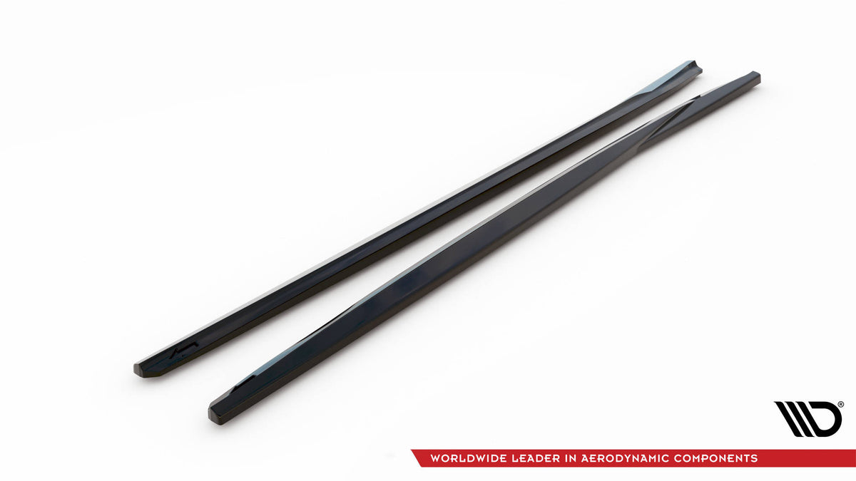 Street+ Seitenschweller Leisten passend für VW Scirocco Mk3 schwarz Hochglanz – Ansicht 6