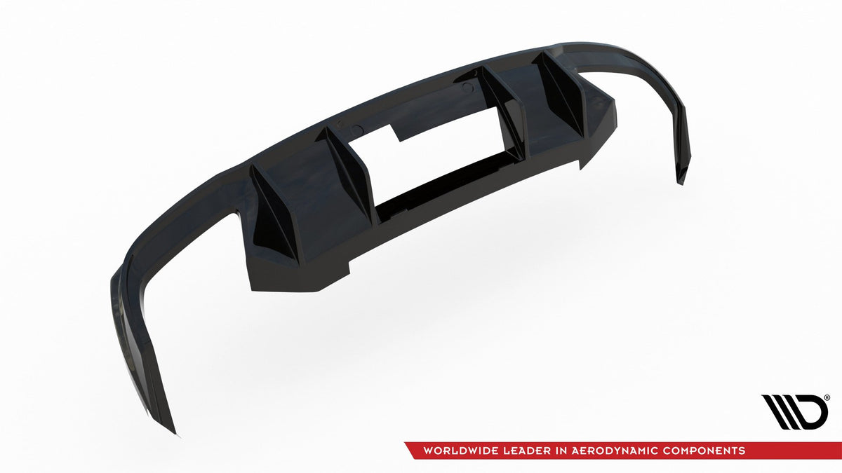 Diffusor Heck Ansatz V.2 passend für Skoda Octavia RS Mk3 / Mk3 FL Hatchback / Kombi – Ansicht 7