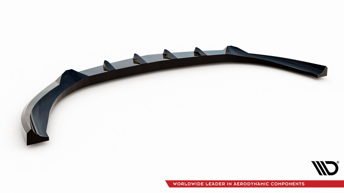Street+ Spoilerlippe Front Ansatz V.2 passend für Mercedes-Benz CLA C118 schwarz Hochglanz – Ansicht 6