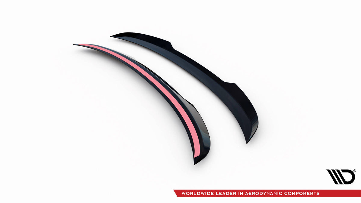 Niedriger Heckspoiler Lippe Porsche 911 992 GT3 schwarz Hochglanz – Ansicht 7