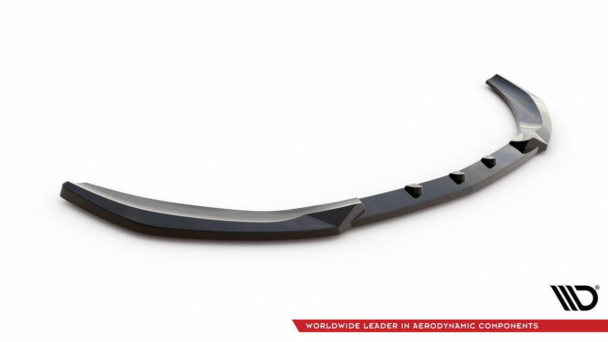 Street+ Spoilerlippe Front Ansatz V.1 passend für Mercedes-Benz C AMG-Line / 43 AMG W206 schwarz Hochglanz – Ansicht 8