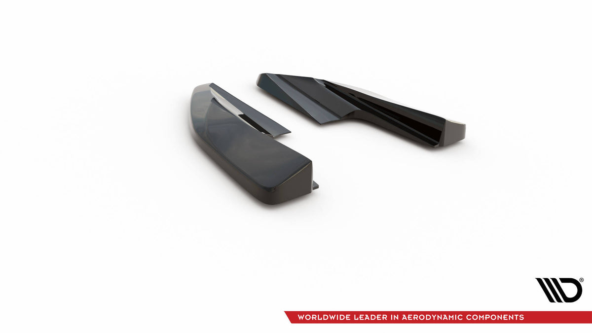 Heck Ansatz Flaps Diffusor V.1 passend für Audi e-Tron GT / RS GT Mk1 schwarz Hochglanz – Ansicht 6