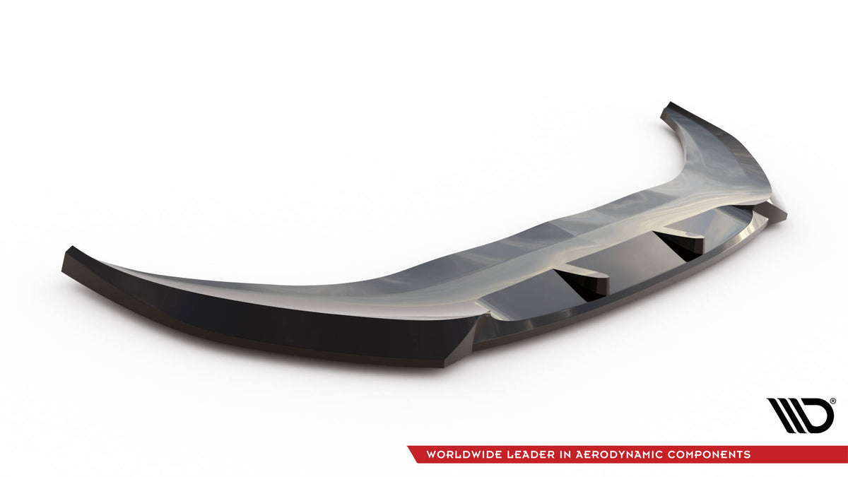 Street+ Spoilerlippe Front Ansatz passend für Ford Transit Connect Mk3 schwarz Hochglanz – Ansicht 5