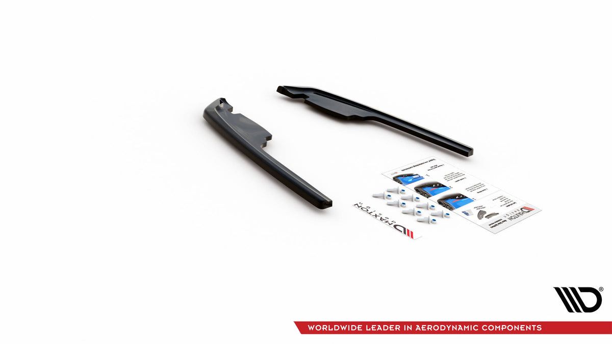 Heck Ansatz Flaps Diffusor passend für BMW M235i Gran Coupe F44 schwarz Hochglanz – Ansicht 7